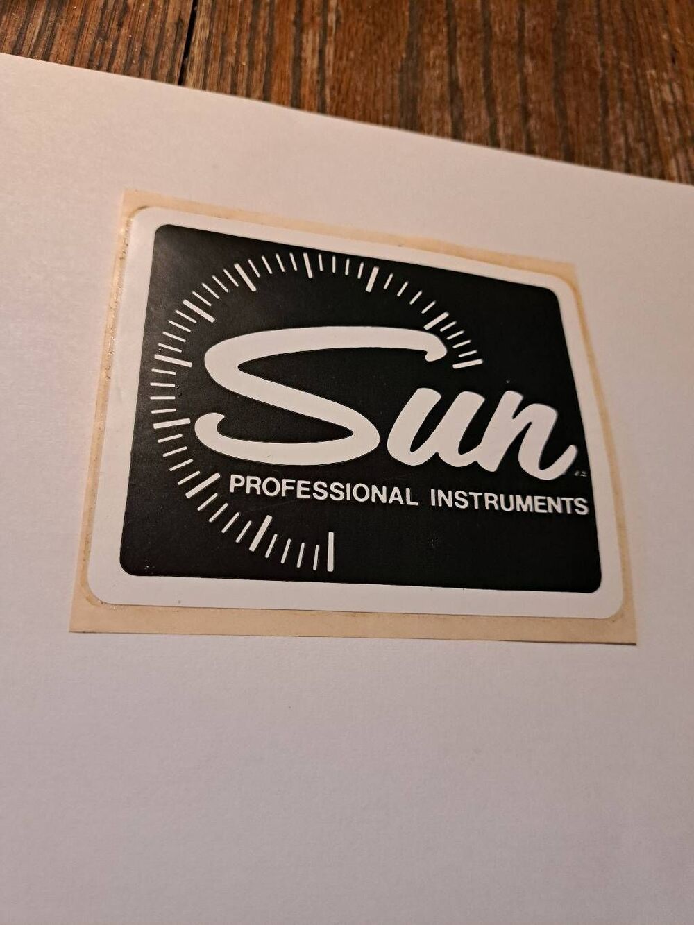 Vintage Sun Performance Instruments Sticker Decal Race Car Street Car Mechanic